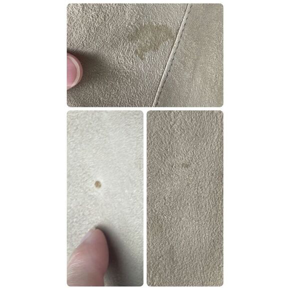 Genuine Suede Leather Maxi Skirt w Lace Hem 14 - Picture 6 of 15